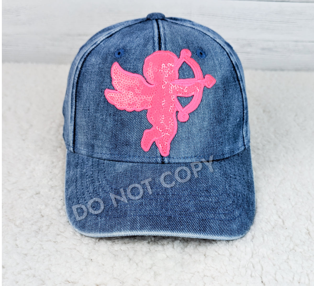 Cupid Sequin Dad Hat