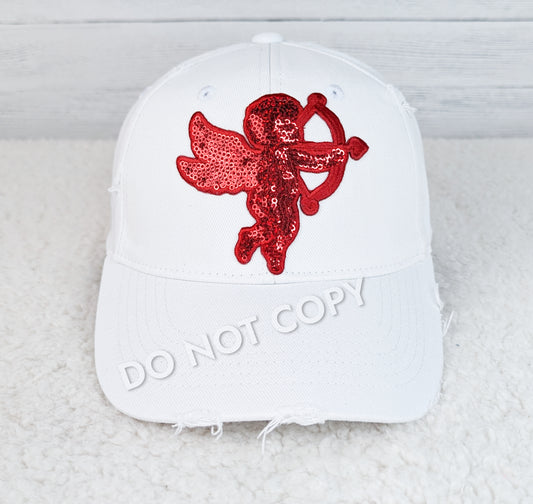 Cupid Sequin Dad Hat